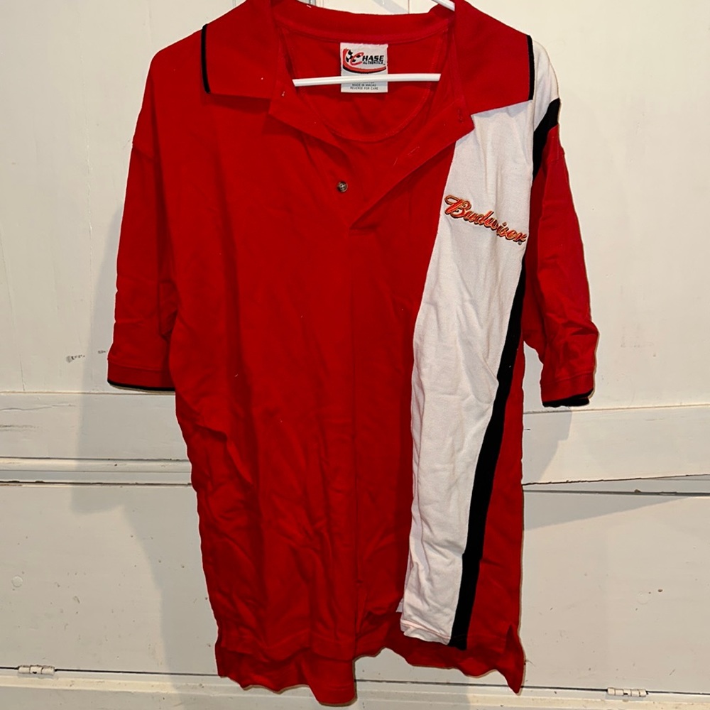 Vintage Dale Earnhardt Budweiser polo